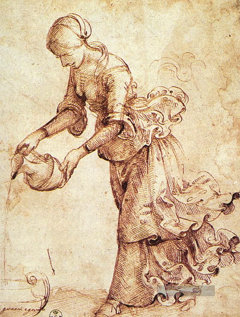 Studie 1 Florenz Renaissance Domenico Ghirlandaio Ölgemälde